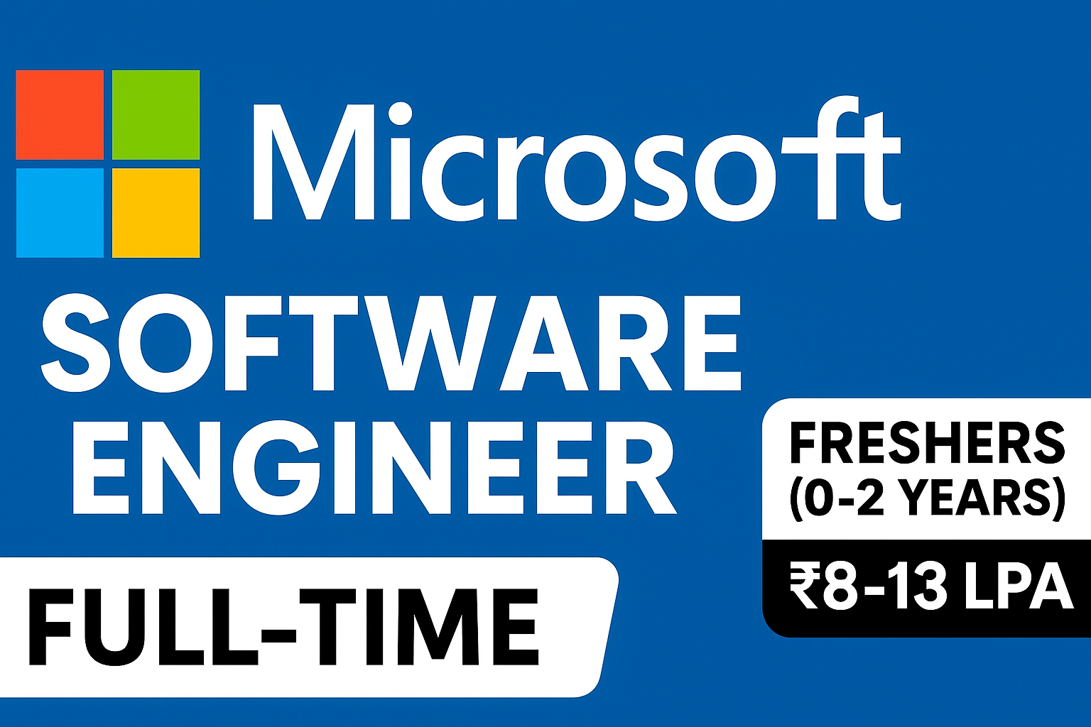 Software Engineer Job for Freshers in Hyderabad