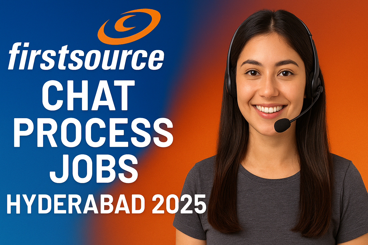 Firstsource Chat Process Jobs Hyderabad 2025